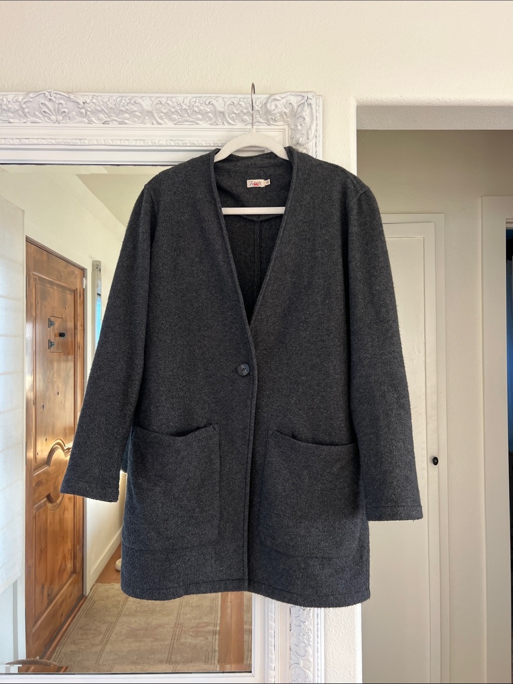Faherty Soft Grey Jacket size Small